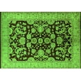 thumbnail image 1 of Ahgly Company Indoor Rectangle Oriental Green Industrial Area Rugs, 7' x 9', 1 of 4