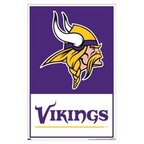 NFL Minnesota Vikings - Logo 21 Wall Poster, 14.725" x 22.375", Framed