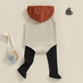 thumbnail image 5 of Baby Toddler Girl Boy Outfits Clothes Hooded Romper Jumpsuit with Long Socks Preemie Outfits Girl 18-24M, 5 of 7