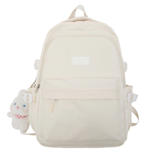 Girl's Backpack Women's Large Capacity High School Student Bag Travel Backpack
