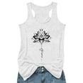 thumbnail image 4 of ERkkoi Graphic Tank Tops For Women Loose Fit Casual Spring Tops Printed Shaped Beach T Shirts For Women Y2K Holiday Camisole White L, 4 of 4