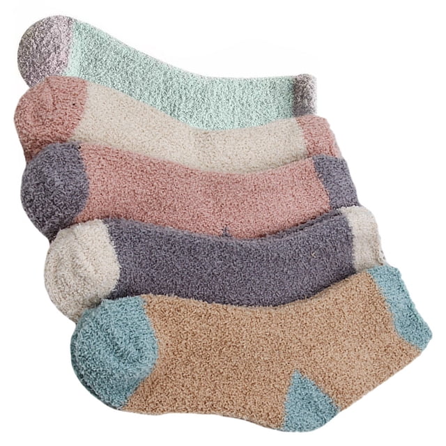 Raindrops 5Pares Calcetines De Poliéster Para Mujer Ideal Para Uso Diario En