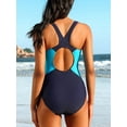thumbnail image 3 of Sociala Swimming Costume Women Tummy Control Swimwear Athletic One Piece Swimsuit Racerback Padded Bathing Suit, 3 of 6