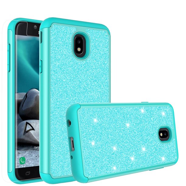 Shock Proof Bling Phone Case Samsung Galaxy J7 2018,J7v 2nd Gen,J7 Star