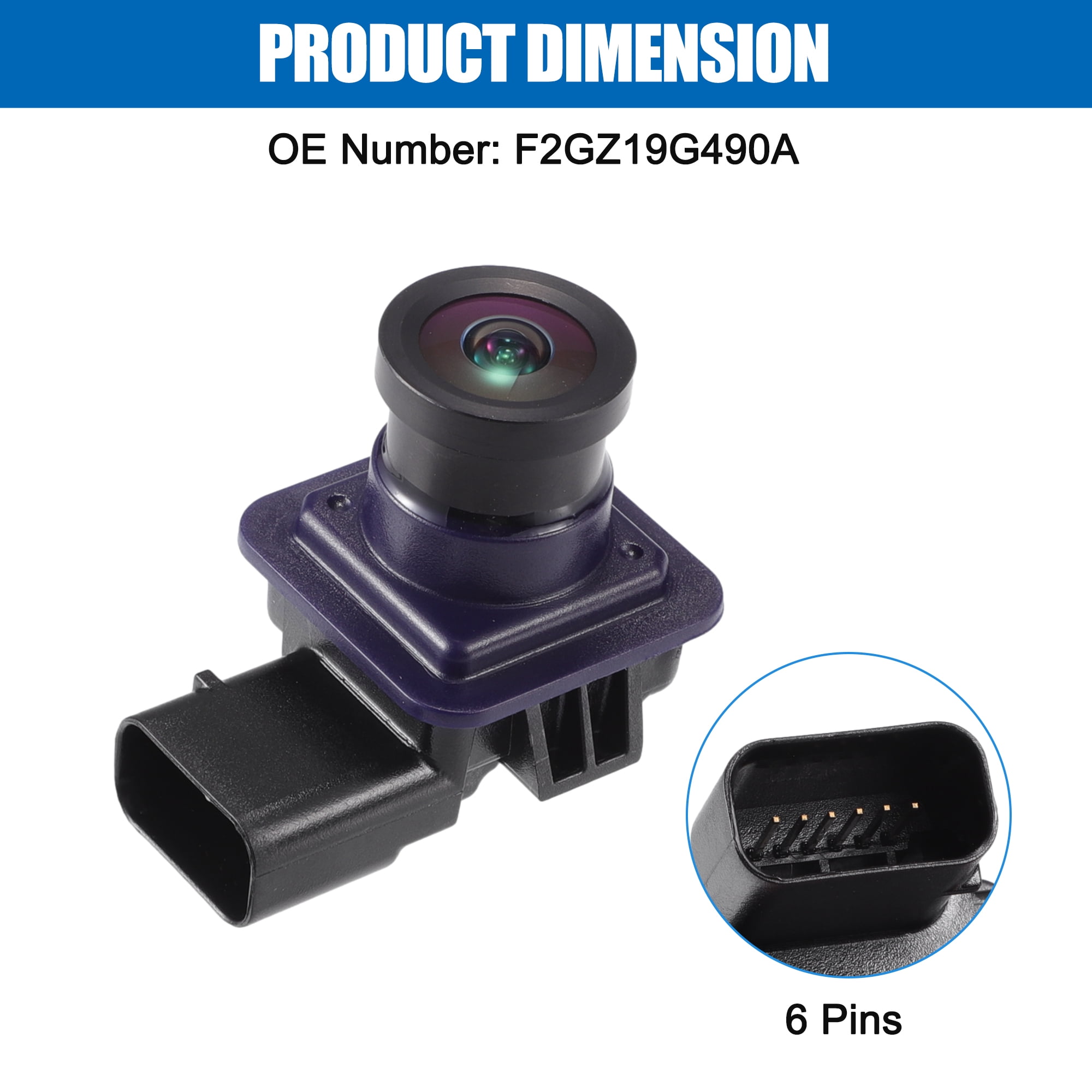 Unique Bargains Rear Camera Fit for Ford Edge 2015 2016 2017 2018 No.F2GZ19G490A