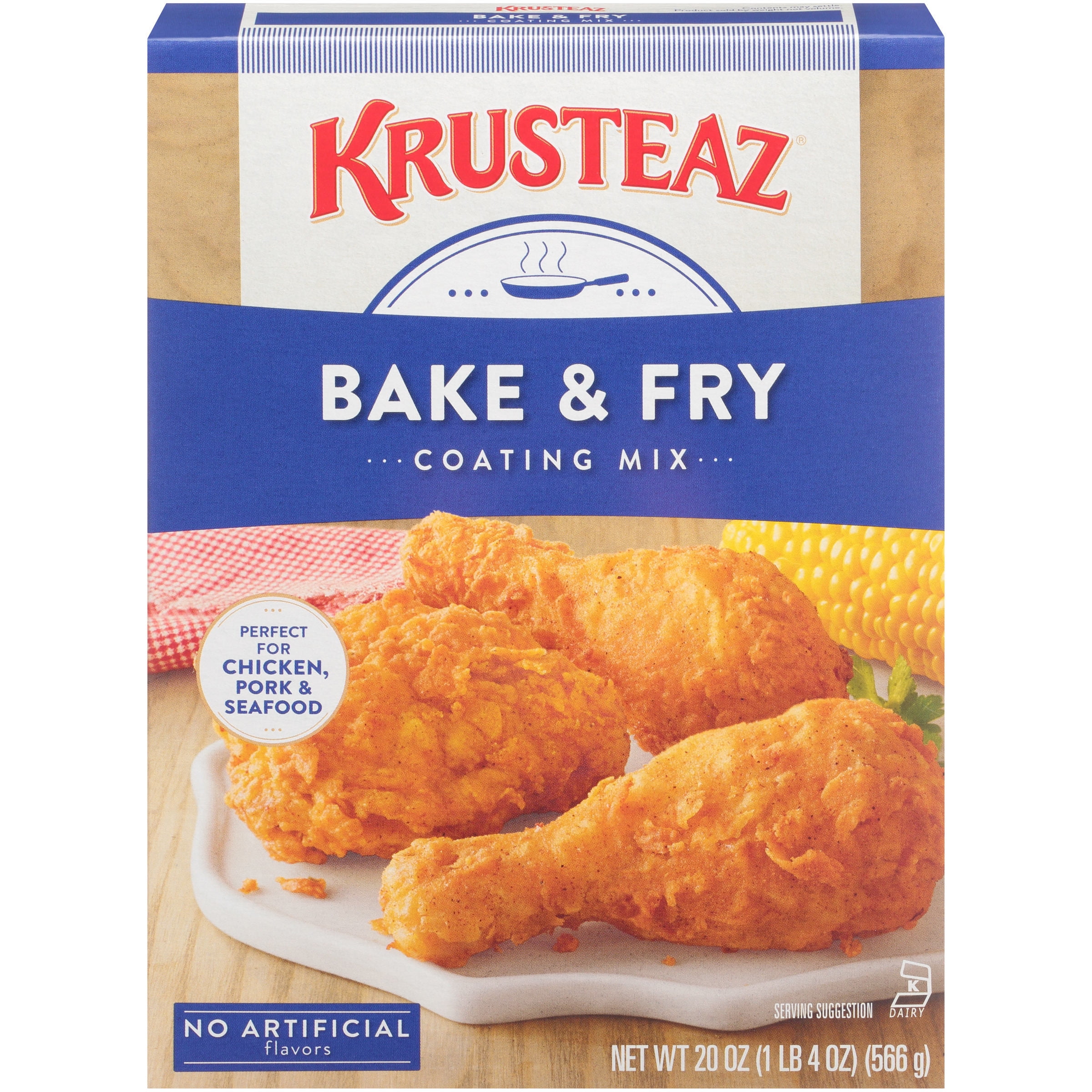 Krusteaz® Bake & Fry Coating Mix 20 oz. Box