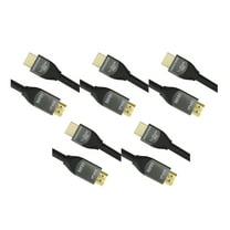 5 Pack DataComm Electronics 46-1812-BK 18Gbps HDMI Cable (12ft)