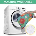 thumbnail image 6 of Pioneer Flower Floral Print Pattern Square Tablecloth, Waterproof Wipeable Spillproof Washable Table Cover for Home Kitchen Party Decor, 42"x42", 6 of 6