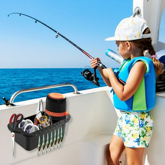 NUAHRHY Boat Cup Holder with Screws ABS Boat Caddy Organizer Multifunctional Marine Cup Holder Reliable Boat Drink Holder Pontoon Cup Holder for Drinks Beverage Phone Storage