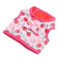 thumbnail image 4 of Rabbit Harness Dress, Printing Dyeing Soft Comfortable Polyester Nylon Pet Rabbit Dresses Pink with Tow Rope for Guinea Pig S,M,L, 4 of 7