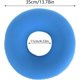 thumbnail image 2 of Cojín de asiento inflable Cojín de donut Cojín de hemorroides Cojín de asiento de anillo inflable Cojín ergonómico para embarazo, parto, incluida bomba de aire (azul claro), 2 of 5