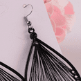 thumbnail image 7 of DESIGNICE 1 Pairs Eardrop Hollow Out Jewelry Gift Alloy Women Leaf Dangle Hook Earrings for Party, 7 of 7