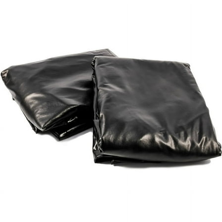 Camco Camper/RV Tire Covers | Compatible with 36-Inch to 39-Inch Wheels & Features a Weatherproof Black Vinyl Design (45250)