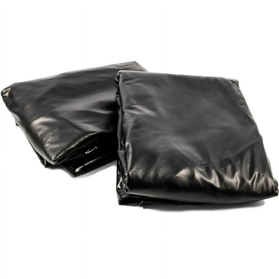 Camco Camper/RV Tire Covers | Compatible with 36-Inch to 39-Inch Wheels & Features a Weatherproof Black Vinyl Design (45250)