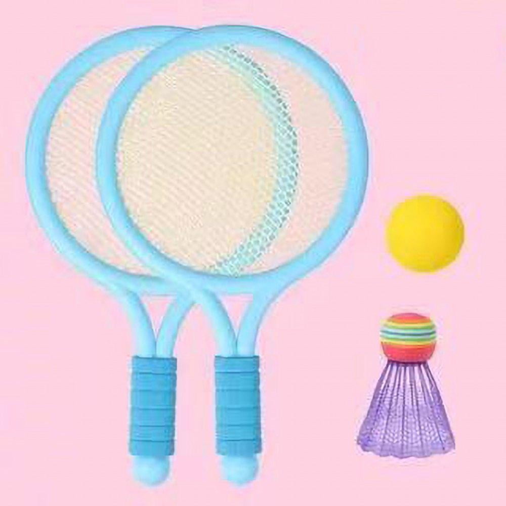 Beach Tennis Badminton Racket Paddle Set with PingPong Balls Shuttlecocks w/ Bag 