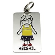 Girls Metal Name Tag: Abigail - By Ganz