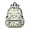 Tractor and Haystacks, variant on Tractor and Barns Green Pattern Backpack for School, Cute School Bag with Adjustable Shoulder Straps and Padded Back, 13.4"x11"x4.7"