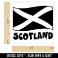 thumbnail image 2 of Scotland with Waving Flag Cute Self-Inking Rubber Stamp Ink Stamper - Black Ink - Small 1 Inch, 2 of 7
