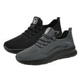 thumbnail image 5 of Yindaity Slip On Shoes for Men Men's Banded Jogger Slip-on Athletic Sneakers, Wide Width Available Grey,8.5, 5 of 6