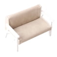 thumbnail image 1 of 1:12 Scale Miniature Sofa Simulation for Mini Room Micro Landscape Dollhouse Light Gray Big, 1 of 8