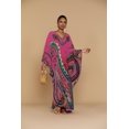 thumbnail image 4 of Bsubseach Fashion V Neck Paisley Print Batwing Sleeve Kaftan Maxi Dress Women Beach Cover Up Caftan, 1 Pack (One Size), 4 of 6