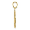 thumbnail image 2 of FB Jewels 14K Yellow Gold 3-D Clef Note Pendant, 2 of 5