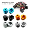 thumbnail image 3 of ZheElen 2pieces Aluminum Rear Wheel Hub Adapter For AXIAL 1/10 ROCK RACER 90026 AX31011 Hop-ups Upgrade Blue, 3 of 6