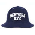 thumbnail image 2 of WITHMOONS Cotton Bucket Hat Camouflage New York Embroidery KR2191 (Navy), 2 of 4