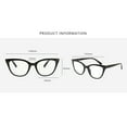thumbnail image 2 of Tortoiseshell Cat Eye Reading Glasses 2.50 Ladies Spring Hinge Readers +2.50 for Women HD, 2 of 6