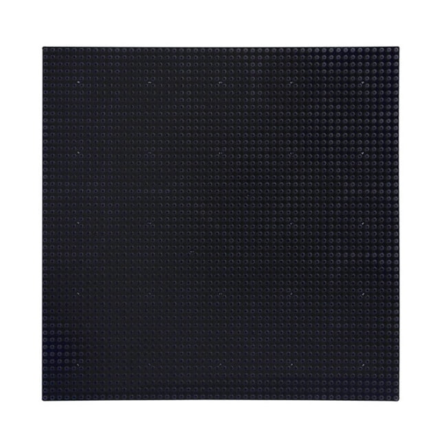 Likrtyny Tablero Bloques Construcción Con Tachuelas 50x50 No Tóxico para La Construcción Bloques (negro)