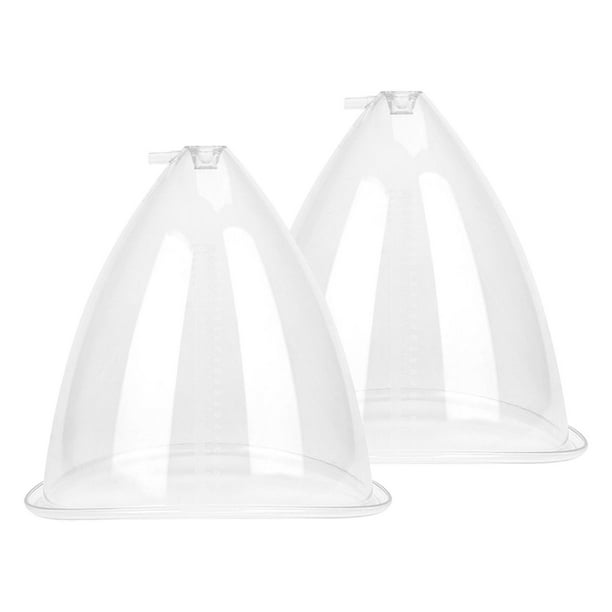 2 uds succión al vacío 150ml/180ml de pecho de ventosas para levantamiento de glúteos ventosas de elevación ventosa para , 180ml Claro