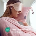 thumbnail image 4 of Manta de viaje Bedsure Airplane Compact con bolsa de almacenamiento rosa, 4 of 7