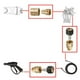 thumbnail image 4 of Adaptador de lavadora a de 16 Uds M22 a adaptador de manguera de liberación rápida de 3/8 pulgadas, accesorios de lavadora a de latón, 4 of 8
