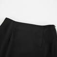 thumbnail image 4 of Easter Carnival Elegant Satin Maxi Skirt High Waist Evening Party Dress With Side Slit Long Summer Casual Wear, 4 of 9