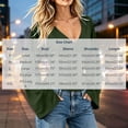 thumbnail image 3 of NominalSnug Tops for Womens Long Sleeve Blouse V Neck Waist Ruched Bell Sleeve Loose Fit Casual Fall Shirts, 3 of 8