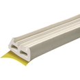 thumbnail image 1 of 19/32" x 5/16" x 17' White M Type Rubber Weatherstripping Tape, 1 of 1