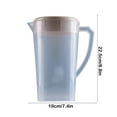 thumbnail image 4 of Wzzjkit Plastic Pitcher, Clear Water Pitcher with Lid, Fridge Jug, Shatterproof, Great for Iced Tea, Sangrias, Lemonade, Milk, Large Capacity Tea Pitcher 2.2L, 4 of 7