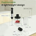 thumbnail image 5 of WHALL Cordless 5-in-1 Handheld Blender, Rechargeable Immersion Blender with Whisk, Milk Frother Attachments, 5 of 7