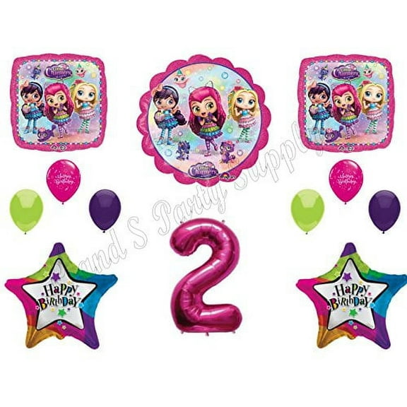 LITTLE CHARMERS 2nd Second Birthday Party Balloons Decoration Supplies Nick Hazel