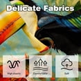 thumbnail image 3 of Toucan Pillow Covers Set of 2 with Unique Patterns for Bed, Chair, and Throw Pillows - Available in 16x16, 18x18, and 20x20 Inchesfor Various Occasions, 3 of 6