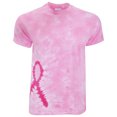 thumbnail image 1 of Colortone- Camiseta gruesa unisex de manga corta con estampado de lazo rosa (Lazo rosa), 1 of 1