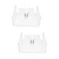 thumbnail image 6 of unbranded 2pcs Desktop Napkin Stand Acrylic Clear Table Napkin Organizer Kitchen Counter Napkin Holder, 6 of 8