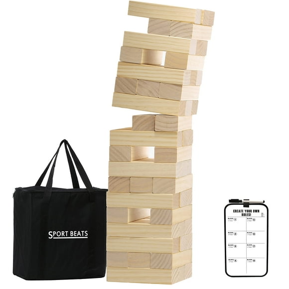 Juego apilable SPORT BEATS Medium Tower con bolsa de transporte y marcador