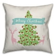 thumbnail image 2 of Creative Products Merry Christmas Tree 16x16 Spun Poly Pillow, 2 of 3