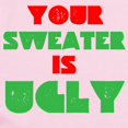 thumbnail image 2 of CafePress - Your Christmas Sweater Is Ugly Infant Bodysuit - Baby Light Bodysuit, Size Newborn - 24 Months, 2 of 4