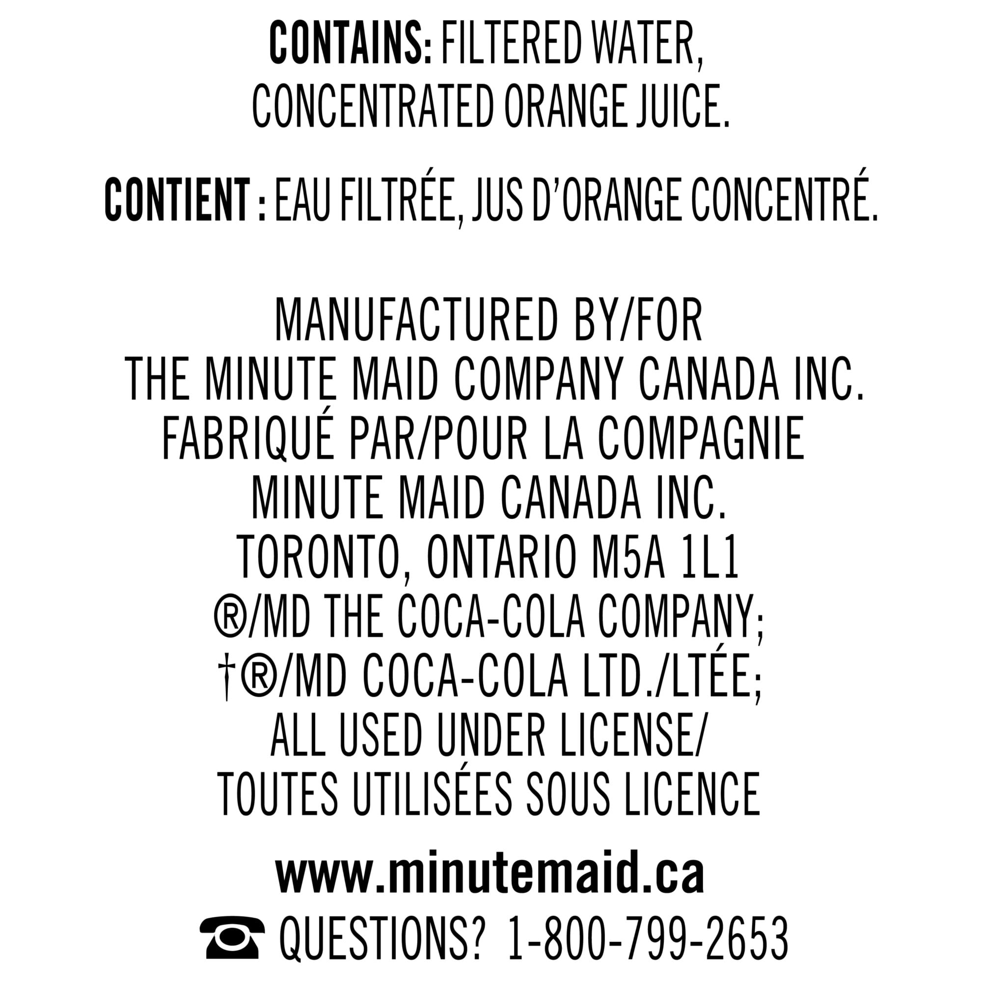 Minute Maid Orange Juice Cartons, 200 mL, 8 Pack, 200 x mL