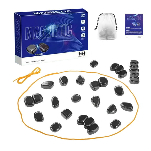 Chess Strategy Game for Family Game Night Portable 2025 Advent Calendar with String & Stones Kids Adults