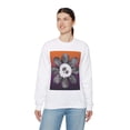 thumbnail image 5 of Halloween Flower Unisex Heavy Blend™ Crewneck Sweatshirt, 5 of 10