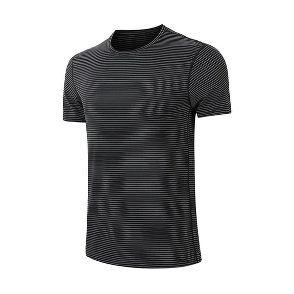 Sngxgn Shirt Fashion Trend T-Shirt Short-Sleeved Tops Teen Shirt(Black,XXXL)