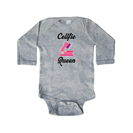 

Inktastic Microscopy Funny Science Gift Gift Baby Girl Long Sleeve Bodysuit